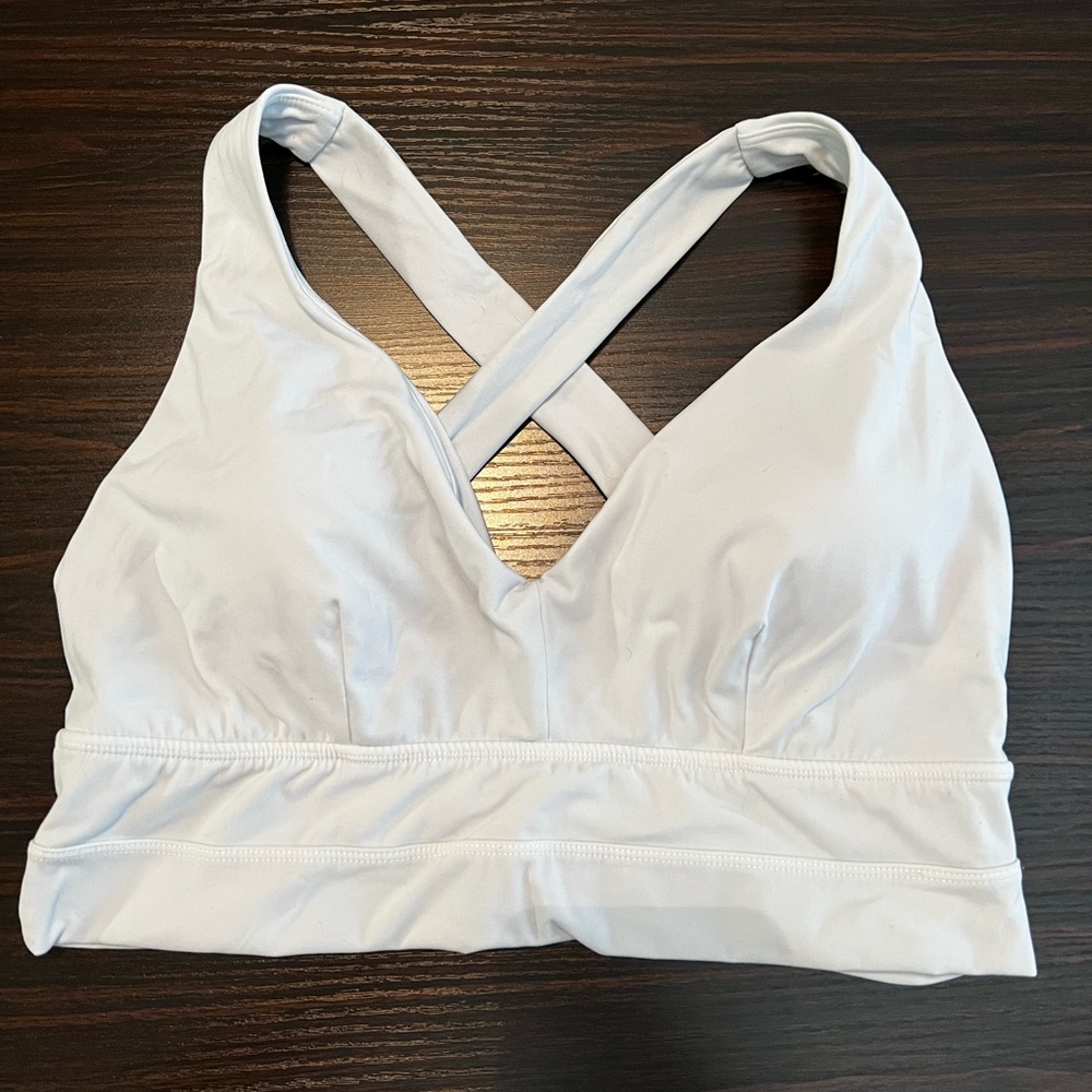 BuffBunny Alpha Sports Bra White